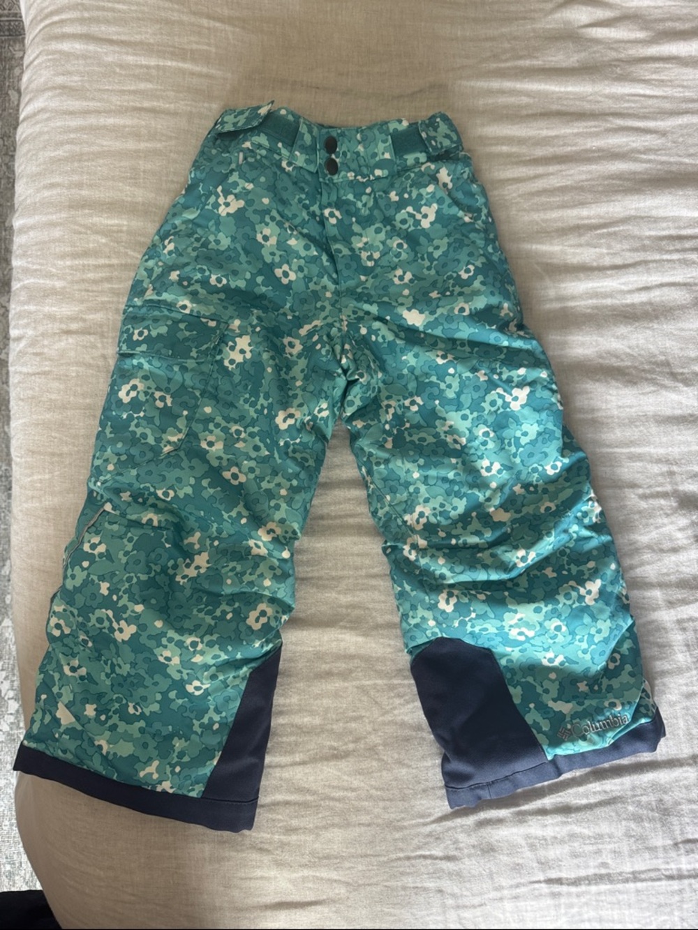 Columbia omniheat Turquoise Floral Snow Pants XXS